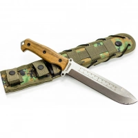Нож выживания Survivalist X AUS-8 SW, орех, Kizlyar Supreme купить в 