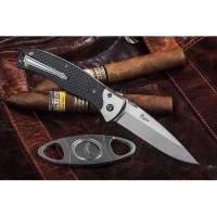 Складной нож Prime D2 Satin, Carbon, Kizlyar Supreme купить в 
